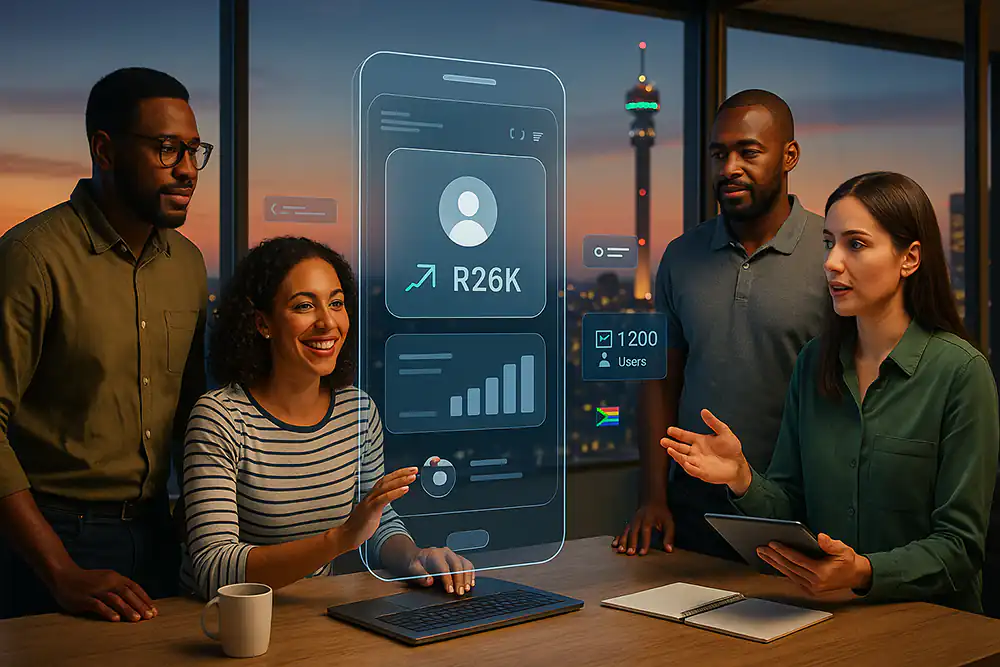 App development in Johannesburg illustration